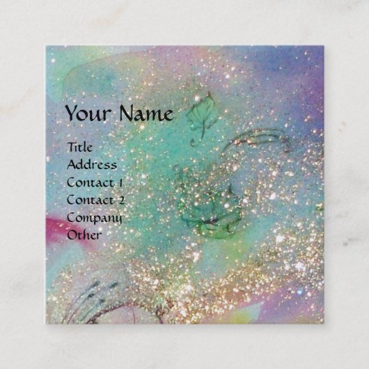 GARDEN VAN HET VERLORENDE SCHADOWS MAGIC BUTTERFLY VIERKANTE VISITEKAARTJE (Voorkant)