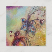 GARDEN VAN HET VERLORENDE SCHADOWS MAGIC BUTTERFLY VIERKANTE VISITEKAARTJE (Achterkant)