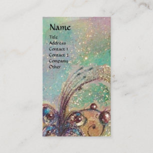 GARDEN VAN HET VERLORENDE SCHADOWS MAGIC BUTTERFLY VISITEKAARTJE