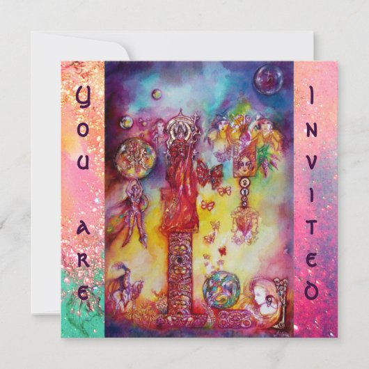 GARDEN VAN HET VERLORENDE SCHADOWS - MAGISCHE BUTT KAART (Voorkant)