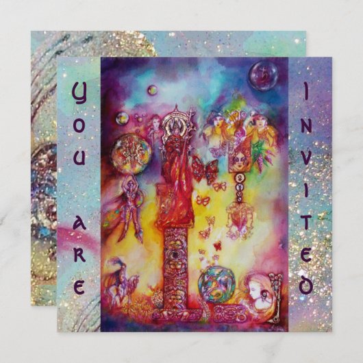 GARDEN VAN HET VERLORENDE SCHADOWS - MAGISCHE BUTT KAART (Voorkant / Achterkant)