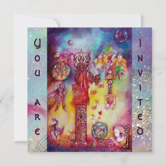 GARDEN VAN HET VERLORENDE SCHADOWS - MAGISCHE BUTT KAART (Voorkant)