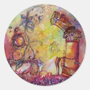 GARDEN VAN HET VERLORENDE SCHADOWS - MAGISCHE BUTT RONDE STICKER