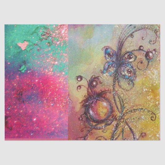 GARDEN VAN HET VERLORENDE SCHADOWS - MAGISCHE BUTT TISSUEPAPIER (Voorkant)