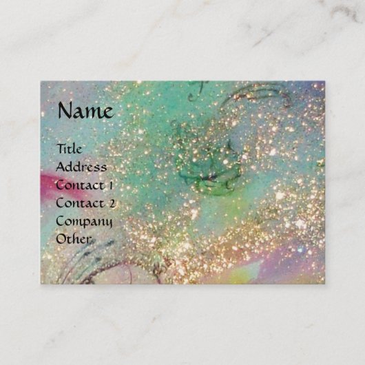 GARDEN VAN HET VERLORENDE SCHADOWS - MAGISCHE BUTT VISITEKAARTJE (Voorkant)