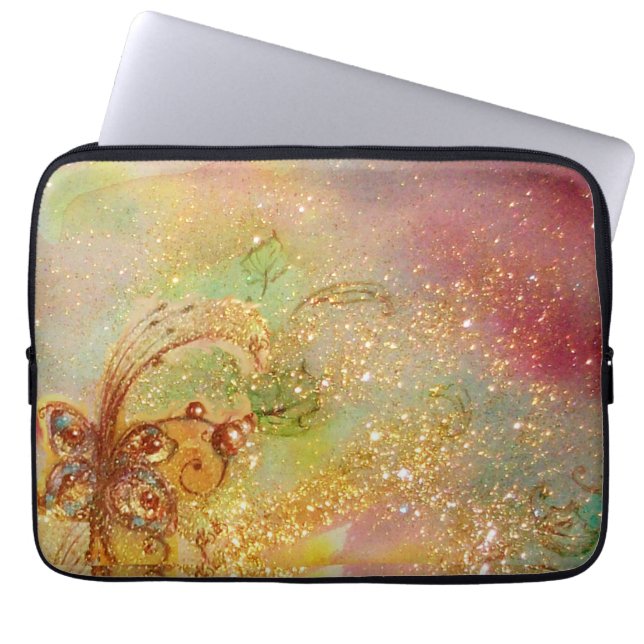 GARDEN VAN HET VERLORENDE SCHADOWS/MAGISCHE BUTTER LAPTOP SLEEVE (Voorkant)