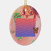 GARDEN VAN HET VERLORENDE SCHADOWS Roze fotosjablo Keramisch Ornament (Rechts)