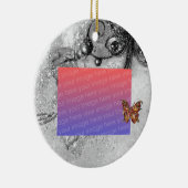 GARDEN VAN HET VERLORENDE SCHADOWS White Photo Tem Keramisch Ornament (Rechts)