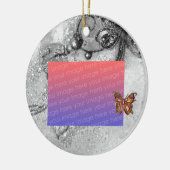 GARDEN VAN HET VERLORENDE SCHADOWS White Photo Tem Keramisch Ornament (Links)