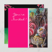 GARDEN VAN MELISSA 2, helder rood, roze groen Kaart (Voorkant / Achterkant)