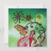 GARDEN VAN MELISSA 2, rood, roze violet Kaart (Voorkant)