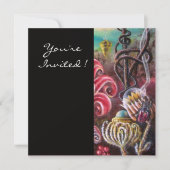 GARDEN VAN MELISSA 2, zwart, wit, Fuchsia Kaart (Voorkant)