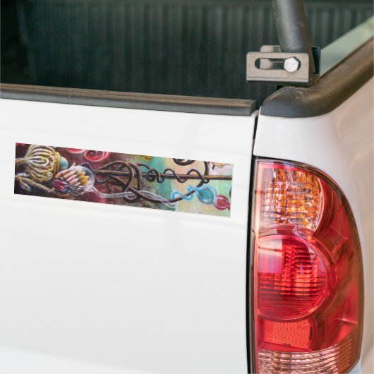 GARDEN VAN MELISSA .detail Bumpersticker (Op Truck)