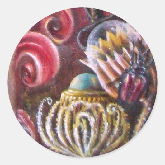 GARDEN VAN MELISSA .detail Ronde Sticker (Voorkant)