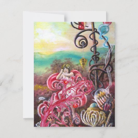 GARDEN VAN MELISSA, helder rood, roze Kaart (Voorkant)