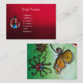 GARDEN VAN MELISSA/LADYBUG EN BUTTERFLY VISITEKAARTJE (Voorkant / Achterkant)