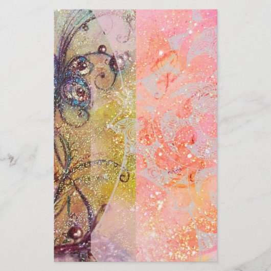 GARDEN VAN VERLOREN SCHADOWS /MAGIC BUTTERFLY PLAN BRIEFPAPIER (Voorkant)