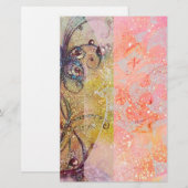 GARDEN VAN VERLOREN SCHADOWS /MAGIC BUTTERFLY PLAN BRIEFPAPIER (Voorkant / Achterkant)