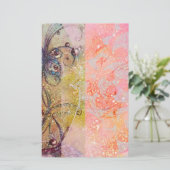 GARDEN VAN VERLOREN SCHADOWS /MAGIC BUTTERFLY PLAN BRIEFPAPIER (Staand voorkant)