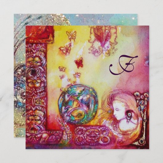 GARDEN VAN VERLORENDE SCHADOWS FAIRY & BUTTERFLY M AANKONDIGING (Voorkant / Achterkant)