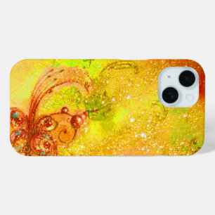 GARDEN VAN VERLORENDE SCHADOWS MAGIC BUTTERFLY Gol iPhone 15 Case