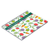 Garden Veggies Personalized Garden Journal Notitieboek (Linkerzijde)