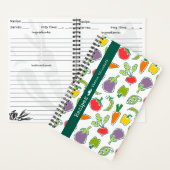 Garden Veggies Personalized Recipe Notitieboek (Binnen)