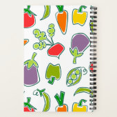 Garden Veggies Personalized Recipe Notitieboek (Achterkant)