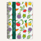 Garden Veggies Personalized Recipe Notitieboek (Voorkant)