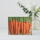 Garden, vers Heirloom Carrots Briefkaart (Staand voorkant)