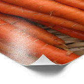 Garden, vers Heirloom Carrots Foto Afdruk (Hoek)