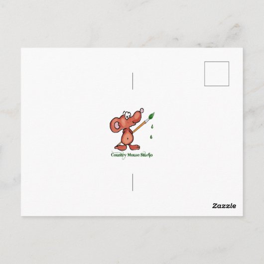 Garden Verse Rudyard Kipling Waterverf Flowers C Briefkaart (Achterkant)