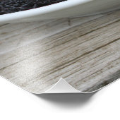 Garden Verse zwarte frambozen in Bowl Foto Afdruk (Hoek)