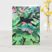 "Garden Vignette" Blank-briefkaart Kaart (Gele Bloem)