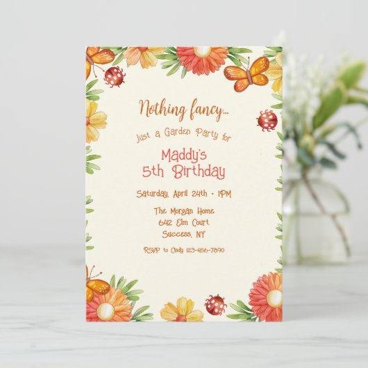 Garden Visitors Kaart (Staand voorkant)