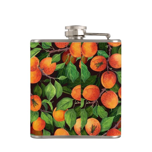 Garden voor abrikozen 1 heupfles (Achterkant)