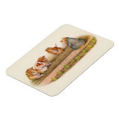 Garden voor het uitsnijden van parelhoenders magneet (Linkerzijde)