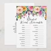 Garden Vrijgezellenfeest Game w antwoord terug 5x7 Kaart (Voorkant / Achterkant)