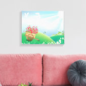 Garden Wagon Wrapped Canvas (Insitu (Woonkamer))