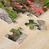 Garden Waterfall in het najaar Legpuzzel (Zijkant)