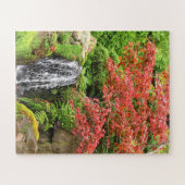 Garden Waterfall in het najaar Legpuzzel (Horizontaal)
