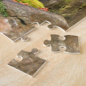 Garden Waterfall in het najaar Legpuzzel (Zijkant)