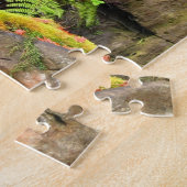 Garden Waterfall in het najaar Legpuzzel (Zijkant)