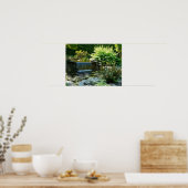Garden Waterfall Poster (Keuken)