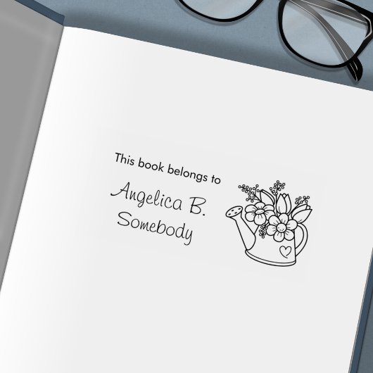 Garden Watering Kan met blokplaatje Zelfinktende Stempel