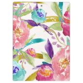 Garden Waterverf op maat Klembord (Achterkant)