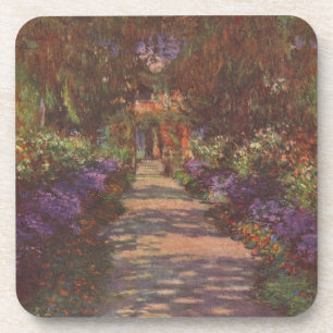 Garden Way - Claude Monet - c1902 Bier Onderzetter