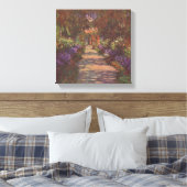 Garden Way - Claude Monet - c1902 Canvas Afdruk (Insitu (Slaapkamer))
