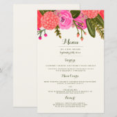  garden Weddennenmenu (Voorkant / Achterkant)