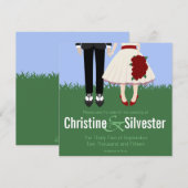 Garden Wedding, 5.25x5.25 save the date (Voorkant / Achterkant)